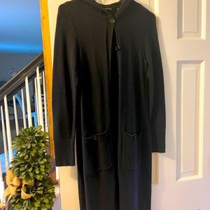 Daisy Fuentes Long Cardigan with hood